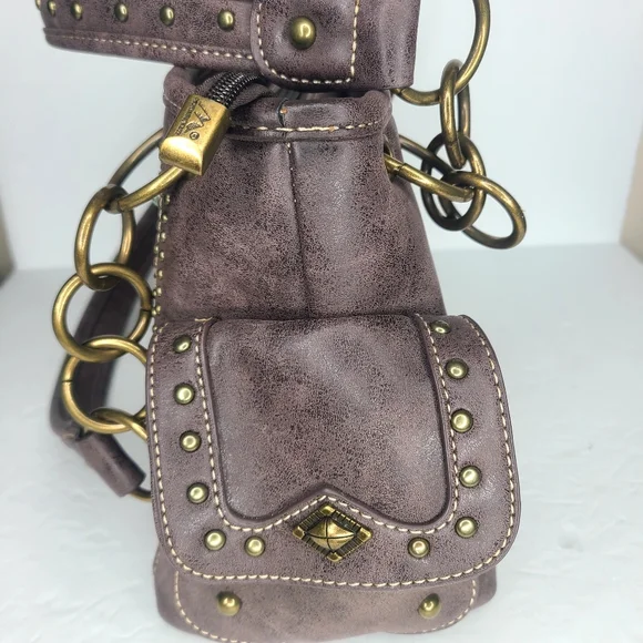 Montana West Azted Concealed Carry Satchel And Wallet‎ Set Coffee - Picture 4 of 10